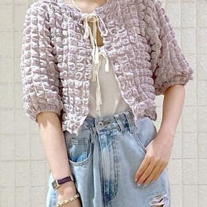 Japanese style Purple Cardigan